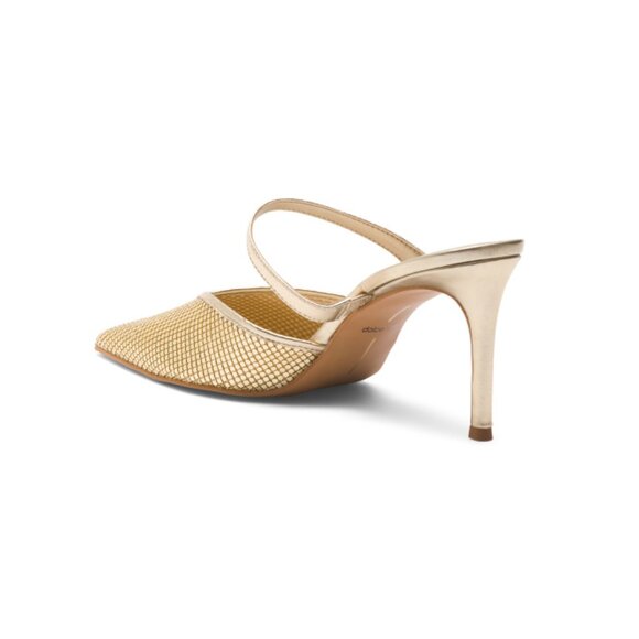 DOLCE VITA Gold Metallic Kanika Mesh Heels - Picture 2 of 2